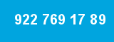922 769 17 89